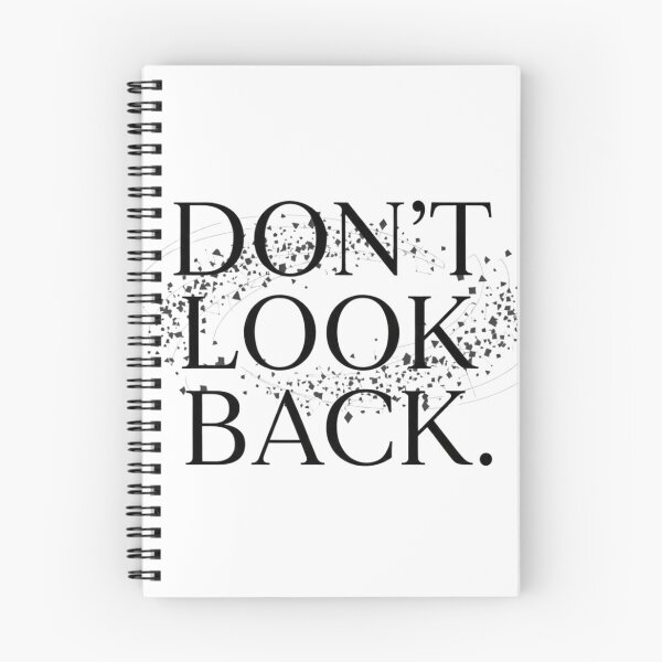 Item preview, DON'T LOOK BACK T-shirt | Minimalist Motivation, Future Focus & Perseverance Quote Tee designed and sold by MINIMA.LIGN.