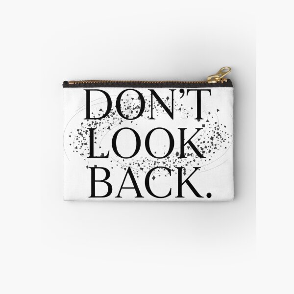 Item preview, DON'T LOOK BACK T-shirt | Minimalist Motivation, Future Focus & Perseverance Quote Tee designed and sold by MINIMA.LIGN.