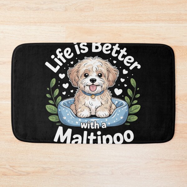 Item preview, Life Is Better With A Maltipoo Dog Lover Mom Puppy Owner  designed and sold by NailMolisa.