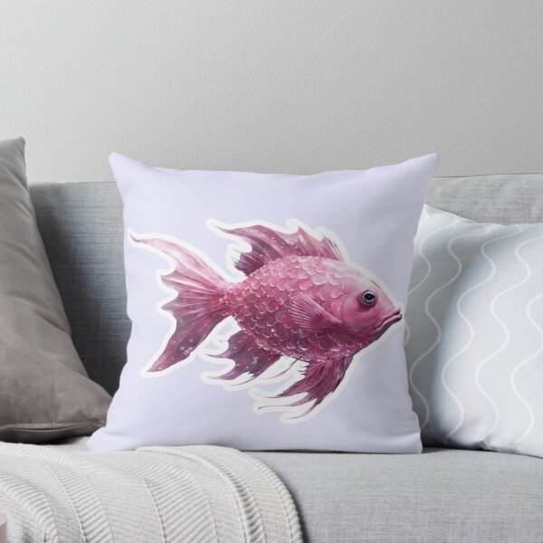 Item preview, Beautiful Pink Fish, Zodiac Water Sign Pisces designed and sold by Sugar Wisdom .