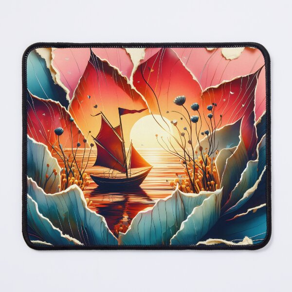 Item preview, Flower Boat, Ai Generated Art designed and sold by ACC .