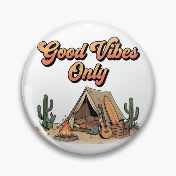 Item preview, Good Vibes Only Desert Camping Design designed and sold by SoulenCify.