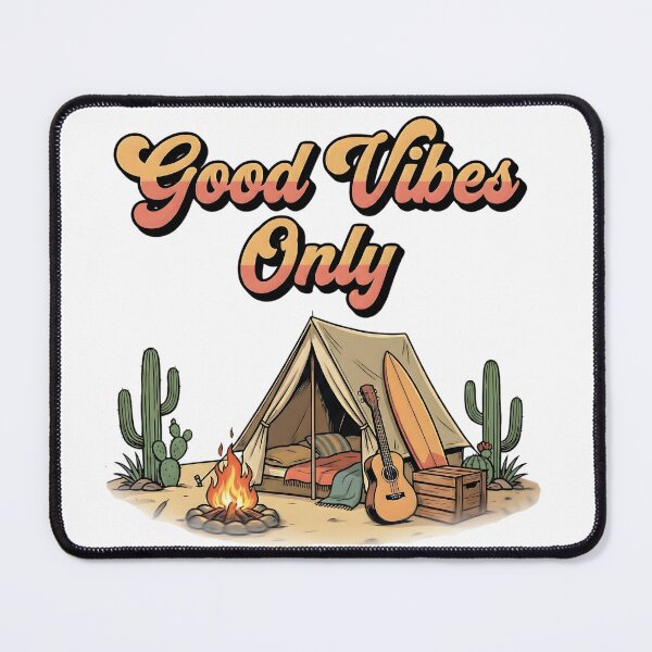 Item preview, Good Vibes Only Desert Camping Design designed and sold by SoulenCify.