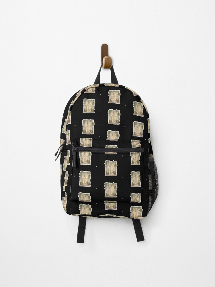 Thumbnail 1 of 3, Backpack, Cottagecore Window Scene designed and sold by Designspot2020.
