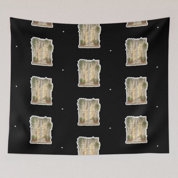 Item preview, Cottagecore Window Scene designed and sold by Designspot2020.