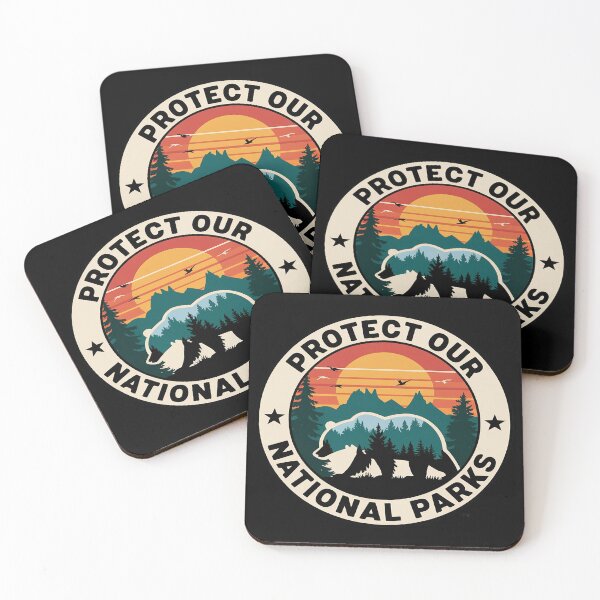 Item preview, Protect Our National Parks Bear Nature Conservation  designed and sold by KotexTemu.