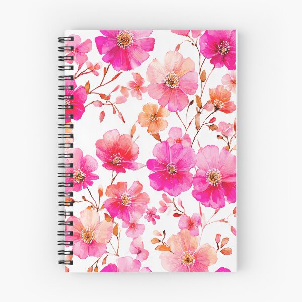 Item preview, Pink Bloom Flowers Seamless Pattern designed and sold by BonaDesignsArt.