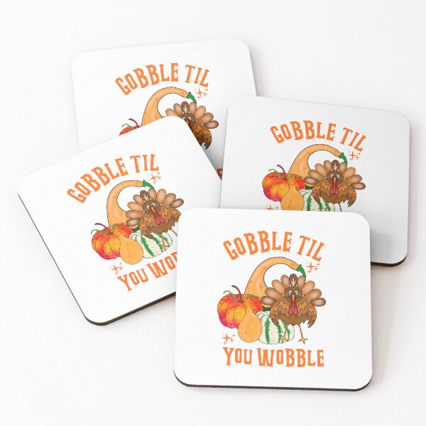 Item preview, Gobble Til You Wobble Turkey designed and sold by Sartoris Art.
