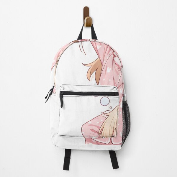 Aperçu de l'œuvre Autocollant mignon de fille chibi anime endormie en pyjama créée et vendue par AMPrintsArt.
