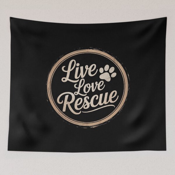 Item preview, Live Love Rescue - Dog Lover Adopt a Dog Adoption  designed and sold by NailMolisa.