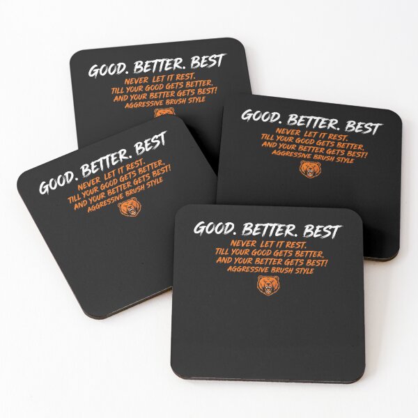 Item preview, Good Better Best - Aggressive Sports Motivation designed and sold by SofenArt.