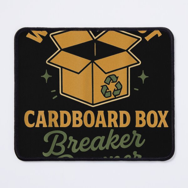 Item preview, World’s Best Cardboard Box Breaker Downer Funny Eco designed and sold by otaku.edwardj.