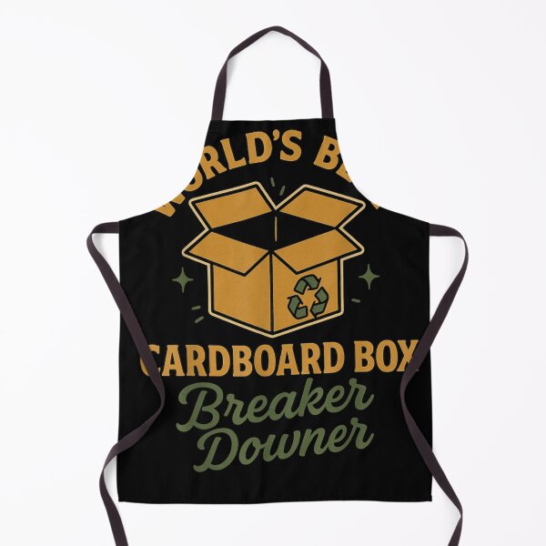 Item preview, World’s Best Cardboard Box Breaker Downer Funny Eco designed and sold by otaku.edwardj.