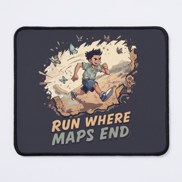 Item preview, Run Where Maps End designed and sold by Grow with Rachel.