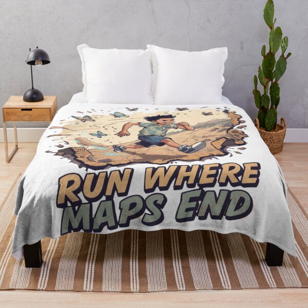Item preview, Run Where Maps End designed and sold by Grow with Rachel.