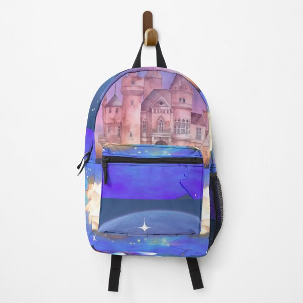 Item preview, Enchanted Castle Moonrise – Fantasy Lotus Dreamscape designed and sold by Love3Happy.