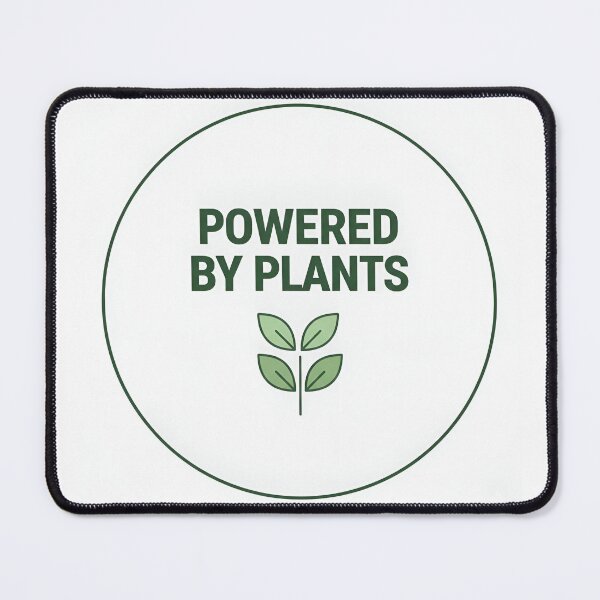 Item preview, Powered by Plants Merch designed and sold by PrintsyNook.
