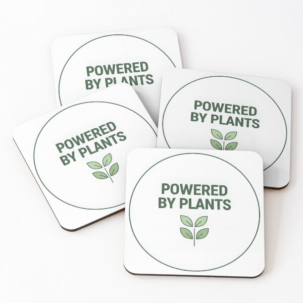 Item preview, Powered by Plants Merch designed and sold by PrintsyNook.