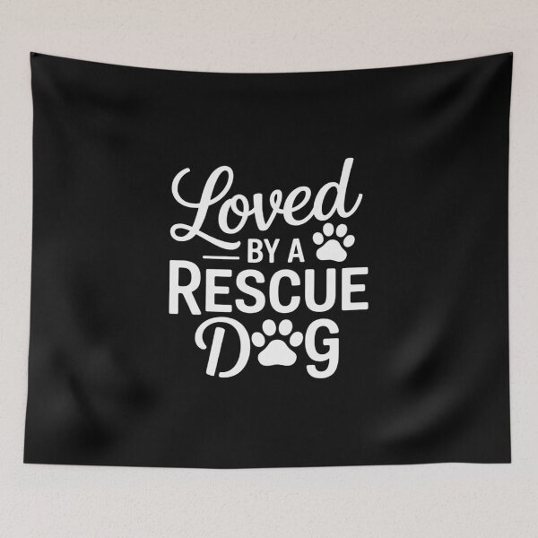 Item preview, Loved By A Rescue Dog - Foster Mom Rescue Dad  designed and sold by NailMolisa.