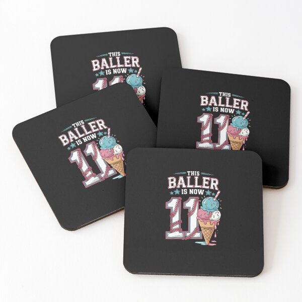 Item preview, Baller Is Now 11th Birthday Baseball designed and sold by johnertullio.
