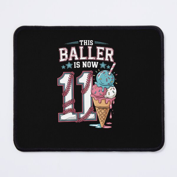 Item preview, Baller Is Now 11th Birthday Baseball designed and sold by johnertullio.