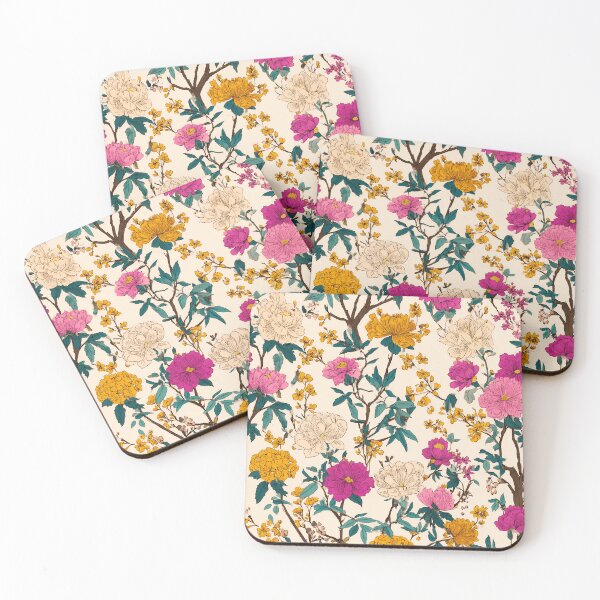 Item preview, Boho Floral Seamless Pattern designed and sold by BonaDesignsArt.