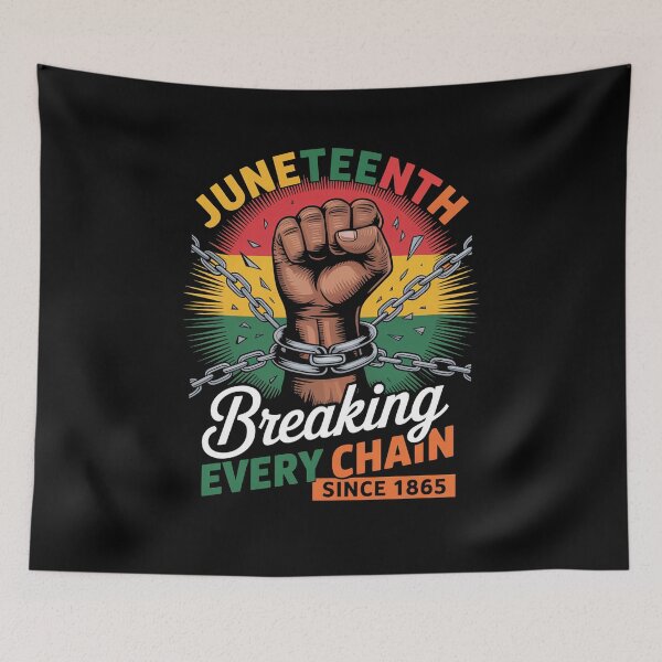 Item preview, Breaking Every Chain Since 1865 Juneteenth designed and sold by Elenasriveras.