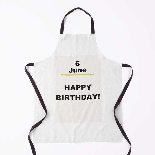 Item preview, Minimalist Happy Birthday Design — June 6 designed and sold by ariksworld.