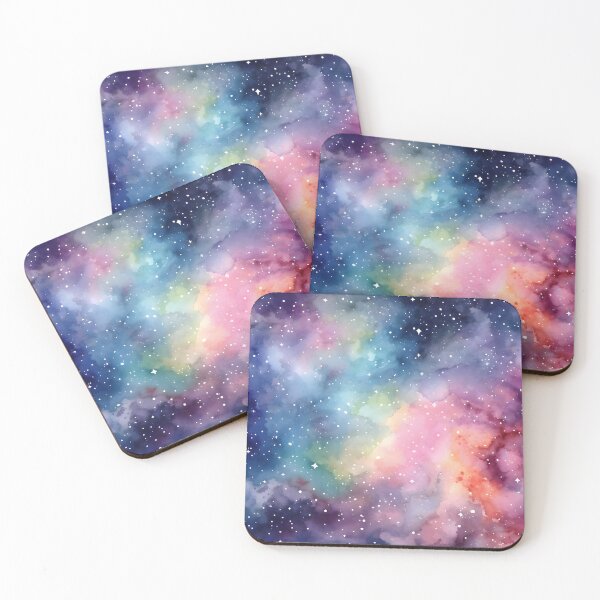 Item preview, Colorful Watercolor Galaxy 07 designed and sold by CharlieDesings.