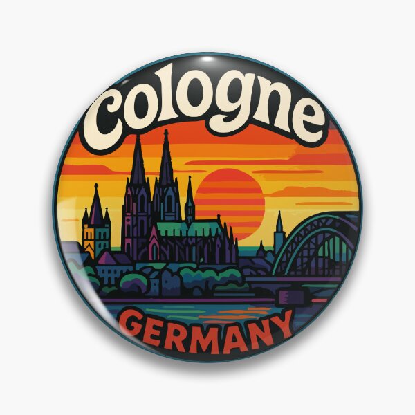 Item preview, Cologne Germany Retro Travel designed and sold by TomFrontierArt.