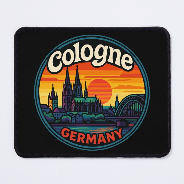 Item preview, Cologne Germany Retro Travel designed and sold by TomFrontierArt.