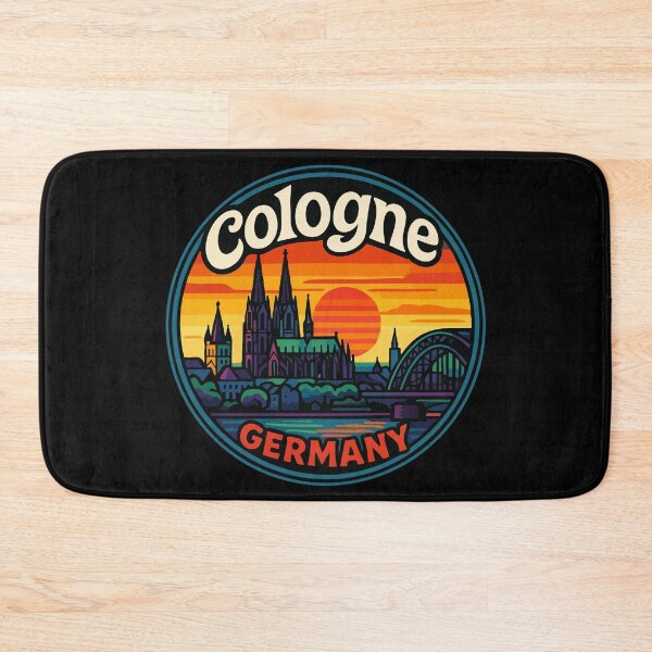 Item preview, Cologne Germany Retro Travel designed and sold by TomFrontierArt.