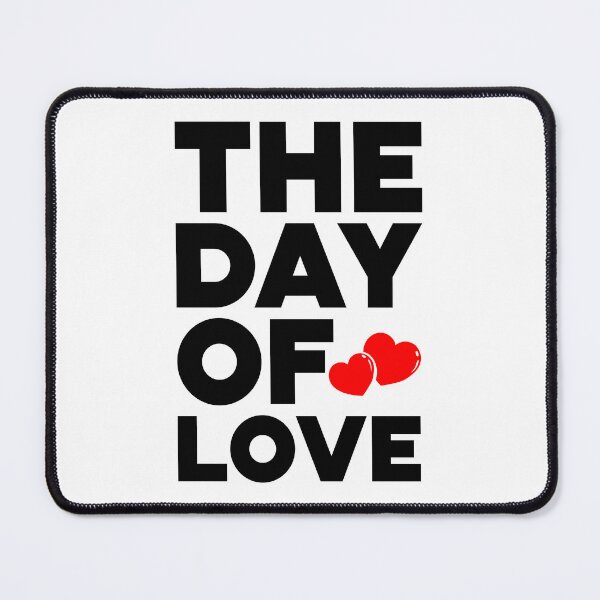 Item preview, THE DAY OF LOVE, Typography Valentine's Day quotes design for Lovers designed and sold by HGstudioDesign.