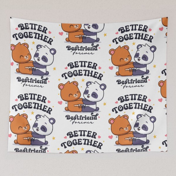 Item preview, panda and bear designed and sold by Yuzik.