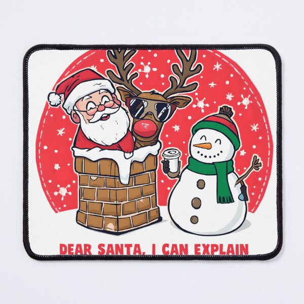Item preview, Dear Santa, I Can Explain | Funny Christmas T-Shirt designed and sold by gavinroyal.