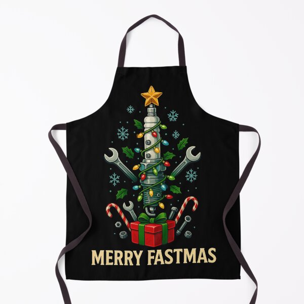 Item preview, Merry Fastmas Spark Plug Christmas Tree – Funny Mechanic Holiday designed and sold by CarantinedChaos.