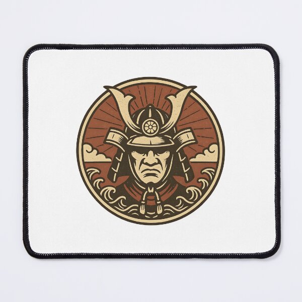 Item preview, Vintage Samurai – Retro Warrior Emblem designed and sold by Dax Studio.
