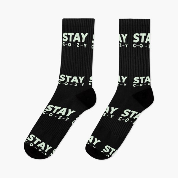 Item preview, Stay Cozy Minimal White Text Design designed and sold by Combat Skies.