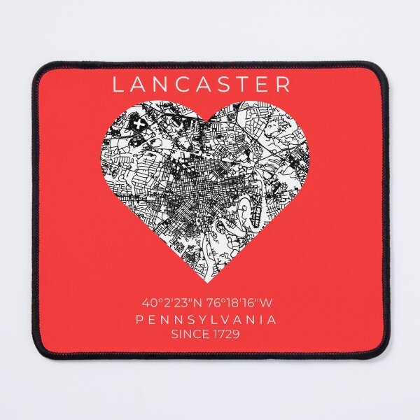 Item preview, Lancaster, Pennsylvania | Home of My Heart designed and sold by Maps and More.