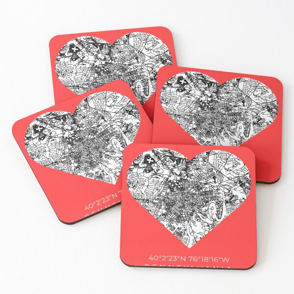 Item preview, Lancaster, Pennsylvania | Home of My Heart designed and sold by Maps and More.