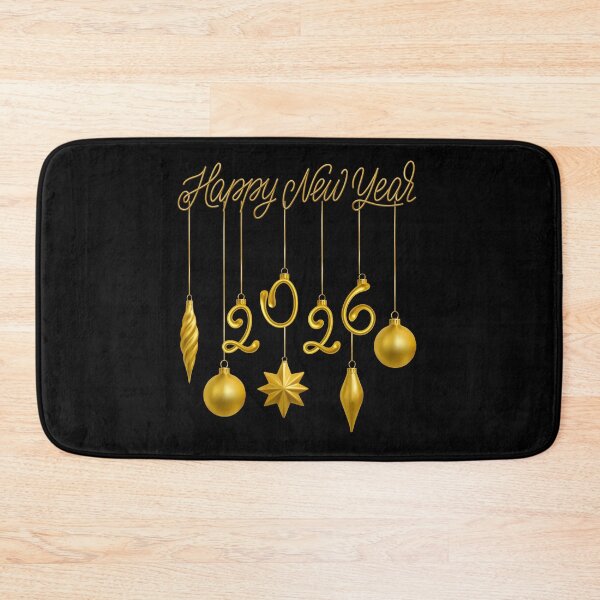Item preview, Golden Happy New Year 2026 Ornaments designed and sold by Khadigadesings.