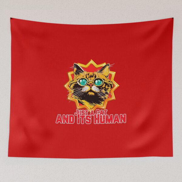 Item preview, Just a Cat and Its Human baby cats. designed and sold by "Vibe & Style Merch".