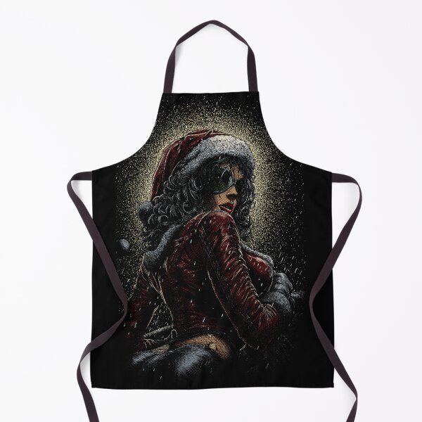 Item preview, Snow Rebel Santa Girl, designed for black fabrics designed and sold by SteadyRolling.