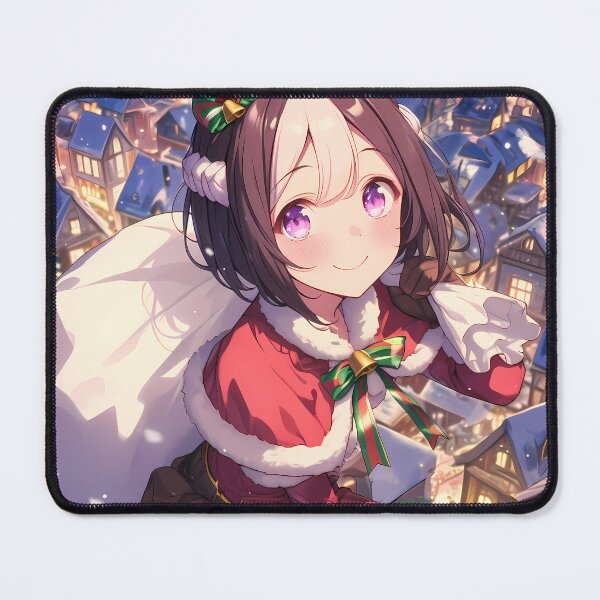 Item preview, Special Week Christmas Santa Claus Uma Musume Pretty Derby Winter Snow Town Anime Girl designed and sold by HumbertoValveno.