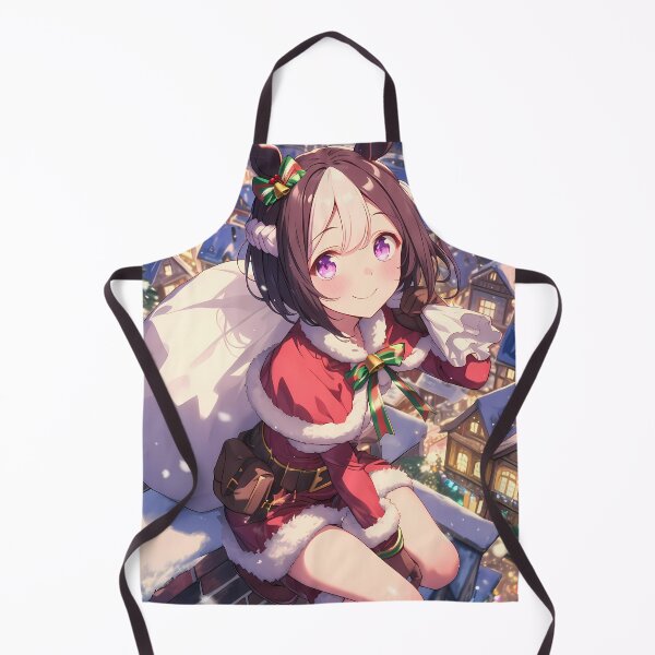 Item preview, Special Week Christmas Santa Claus Uma Musume Pretty Derby Winter Snow Town Anime Girl designed and sold by HumbertoValveno.
