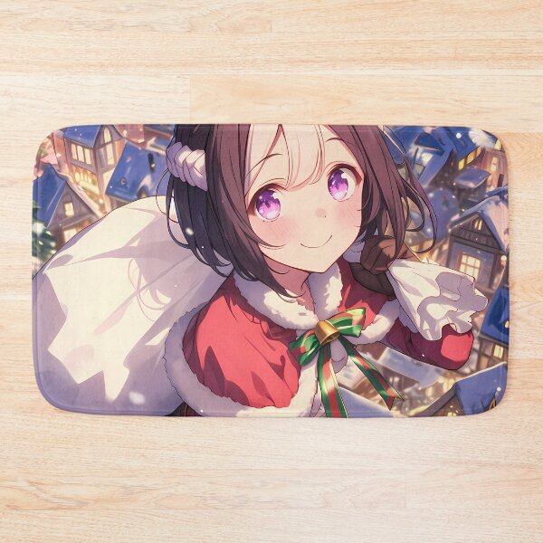 Item preview, Special Week Christmas Santa Claus Uma Musume Pretty Derby Winter Snow Town Anime Girl designed and sold by HumbertoValveno.