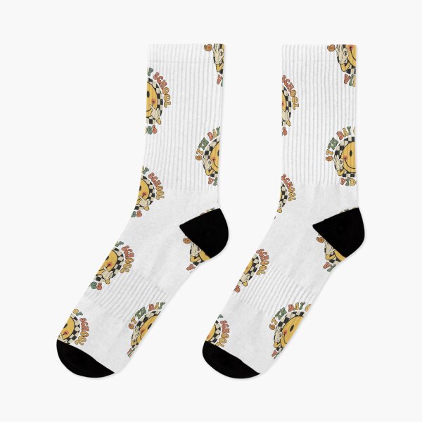 Item preview, Retro 67 Day of School Vibes - Groovy Checkered Smiley designed and sold by w66aboo.