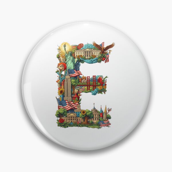 Item preview, The Alphabet of the USA - E designed and sold by Kaleddis.