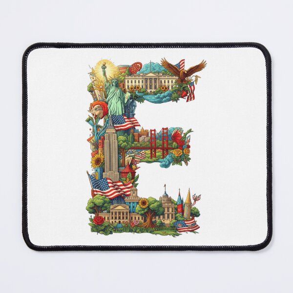 Item preview, The Alphabet of the USA - E designed and sold by Kaleddis.