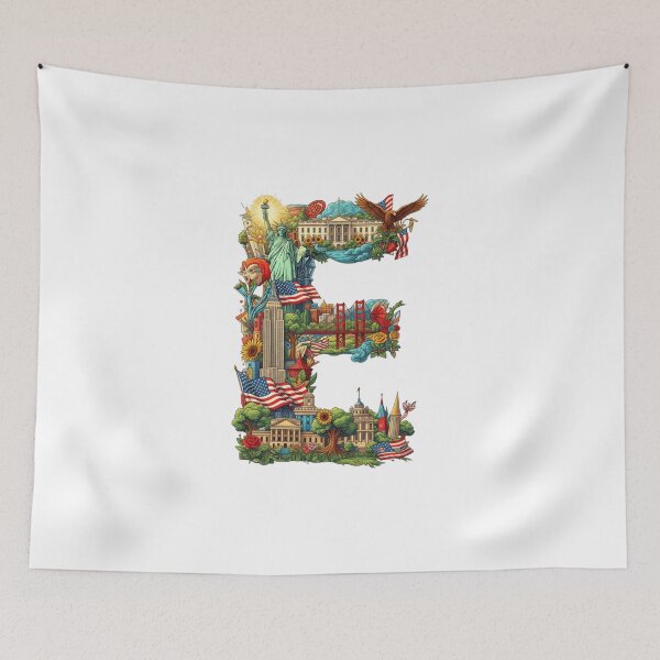 Item preview, The Alphabet of the USA - E designed and sold by Kaleddis.